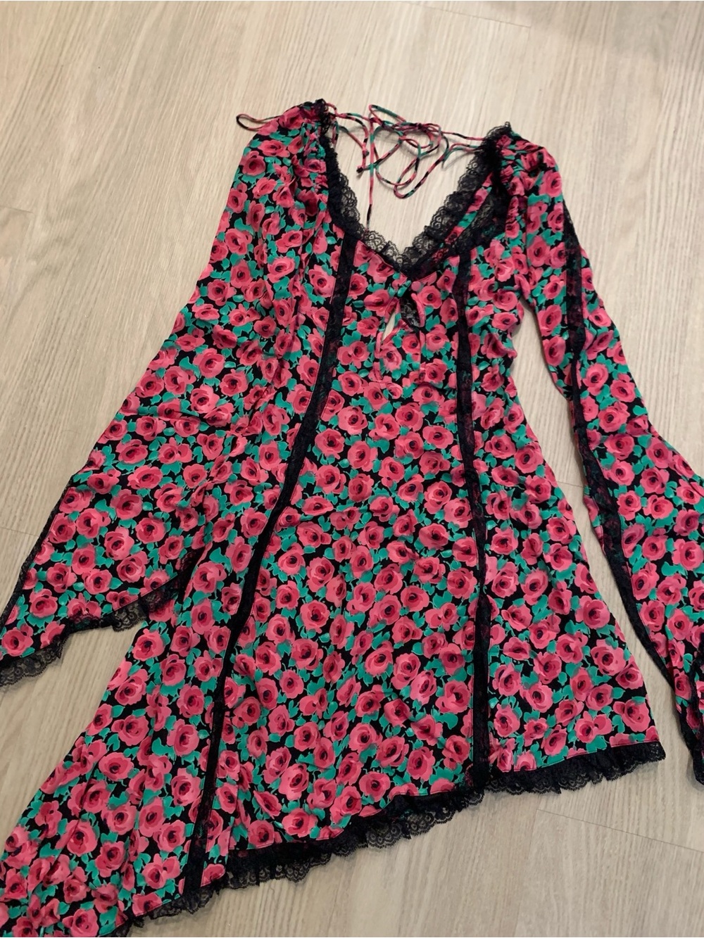 For Love& Lemons Brunello Asymmetrical Dress Size XS NWT - Picture 9 of 10